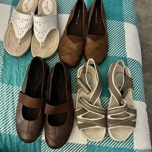 4 or if womens shoes 7.5-8.5 all fit like 8